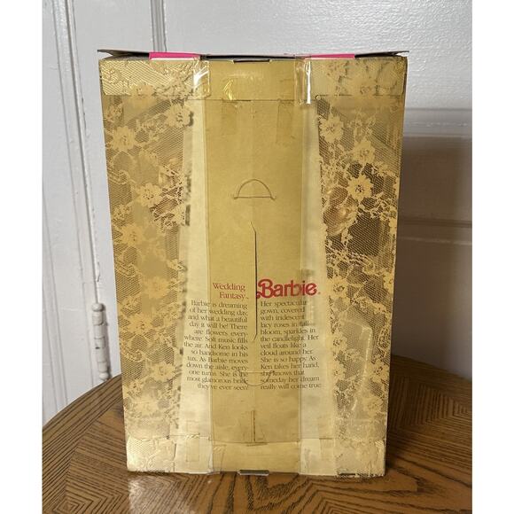 Wedding Fantasy Barbie Doll 1989 Mattel NEW Bridal Vintage Collectible - Picture 3 of 15